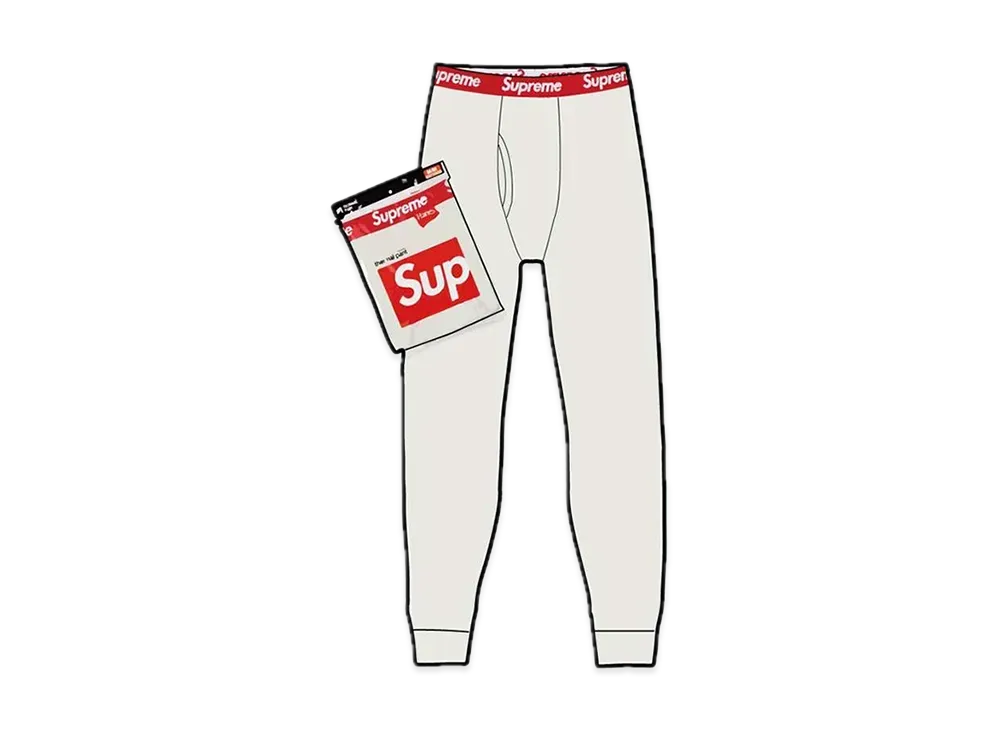 Supreme x Hanes Thermal Pant (1 Pack) "Natural"