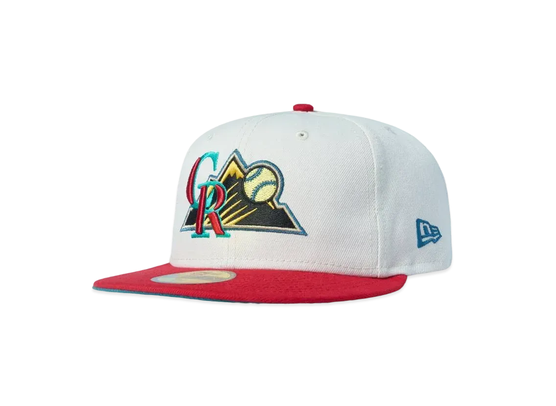 NEW ERA 59FIFTY Harlem Exclusive Colorado Rockies "Gray/Red"