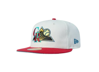 NEW ERA 59FIFTY Harlem Exclusive Colorado Rockies "Gray/Red"