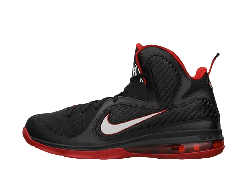 Nike LeBron 9 Miami Heat Away "Black/White/Red"