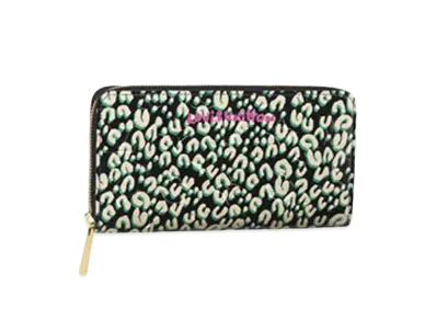 Louis Vuitton Zippy Wallet Leopard Vernis "Blue Infini"
