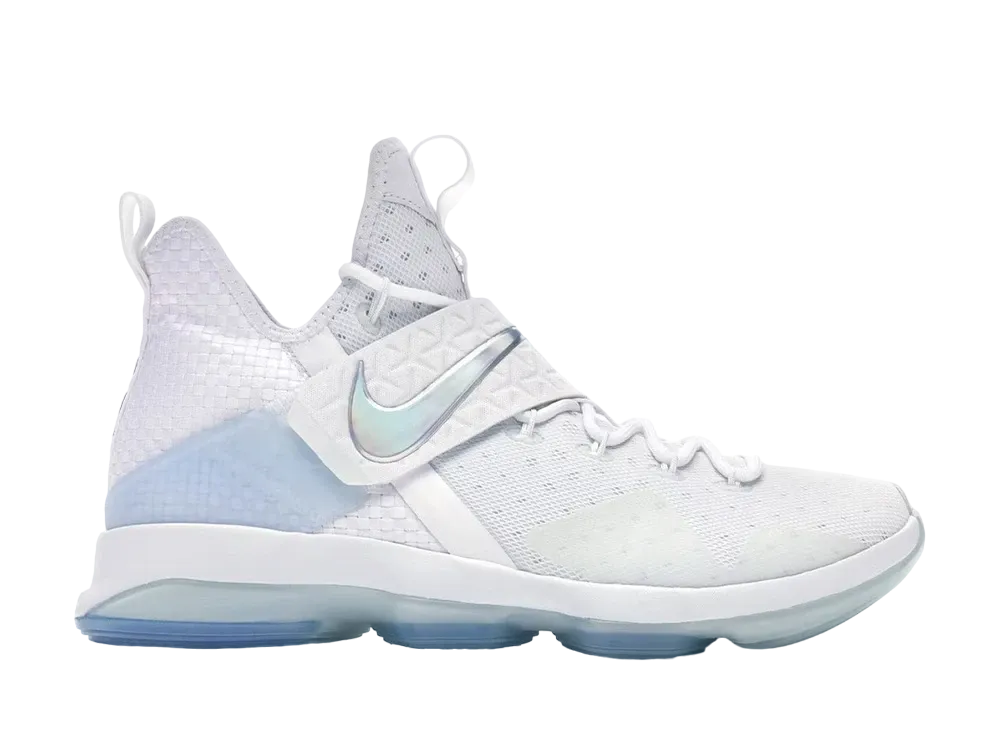 Nike LeBron 14 Time To Shine "White/Metallic Silver"