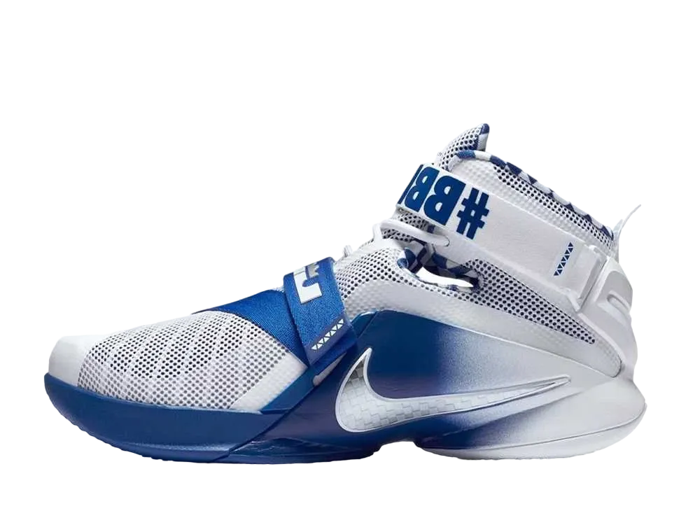 Nike LeBron Soldier 9 Kentucky "White/Game Royal"