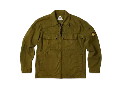 PALACE C.P. COMPANY Washed Cotton Shirt Jacket "Olive"