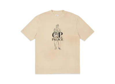 PALACE C.P. COMPANY Logo T-Shirt "Stone"