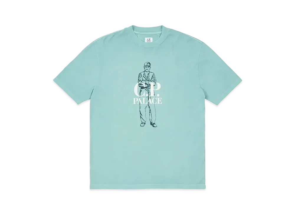 PALACE C.P. COMPANY Logo T-Shirt "Blue"