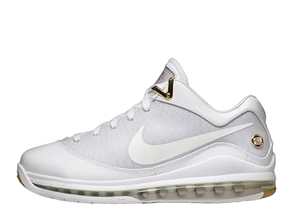 ナイキ レブロン7 ロー "ホワイト/メタリックゴールド"