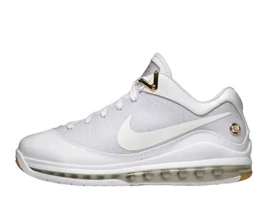 Nike LeBron 7 Low "White/Metallic Gold"