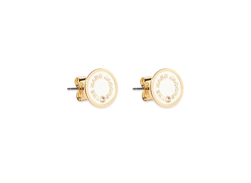 Marc Jacobs The Medallion Studs "Cream"