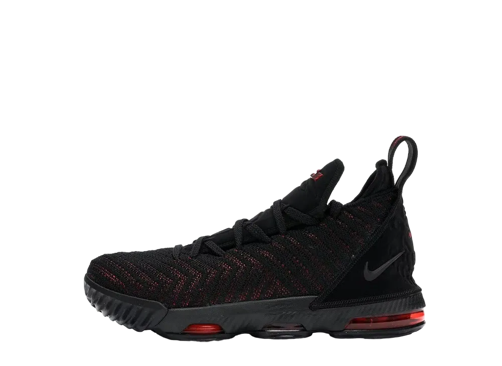 Nike GS LeBron 16 Fresh Bred "Black/University Red"