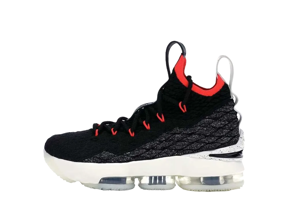 Nike GS LeBron 15 "Black/Bright Crimson"