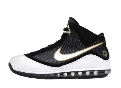 Nike Air Max LeBron 7 "Black/White-Metallic Gold"