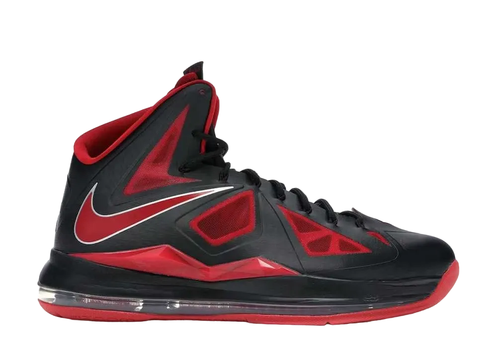 ナイキ レブロン X アウェイ "ブラック/ユニバーシティ レッド"