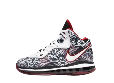 Nike GS LeBron 8 Graffiti "Black/Sport Red"