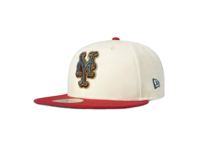 NEW ERA 59FIFTY Harlem Exclusive New York Mets "White/Red"