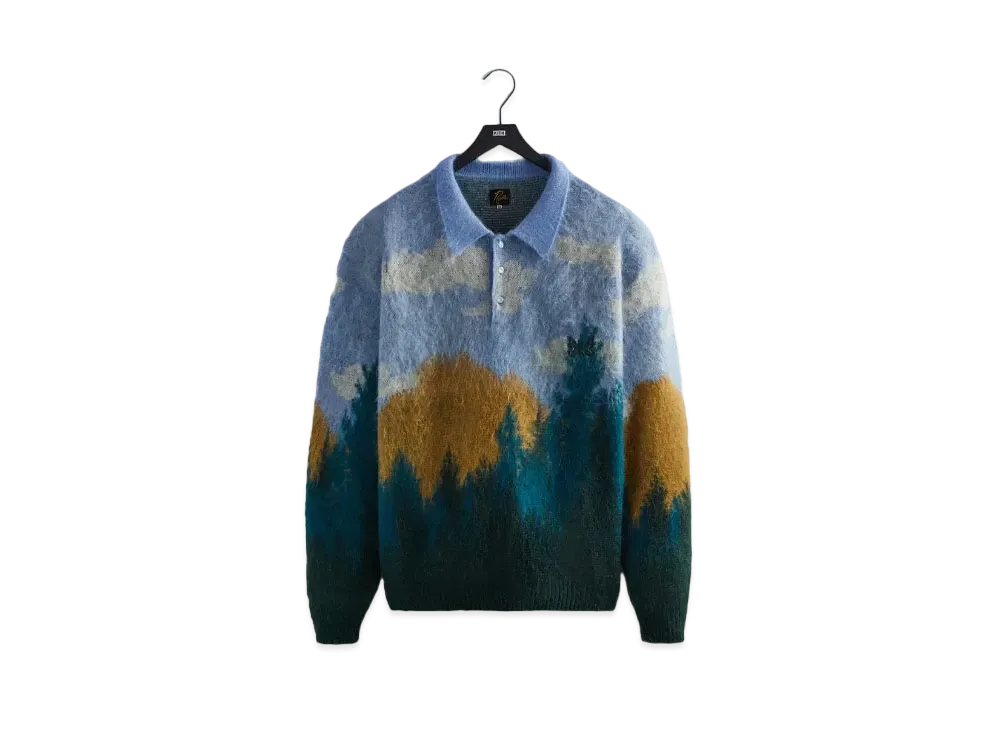 Kith x Needles Mohair Spruce Polo "Stadium"