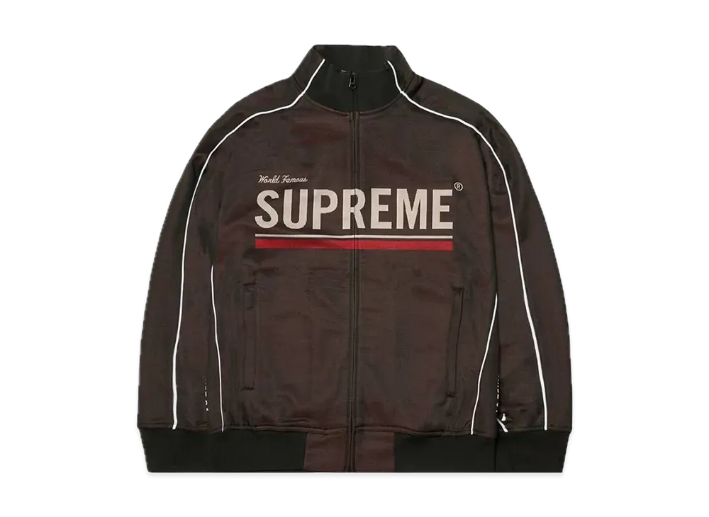 Supreme World Famous Jacquard Track Jacket "Black"
