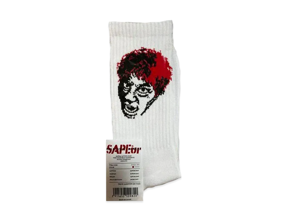 SAPEur x MASATOSHI HAMADA Socks "Red"