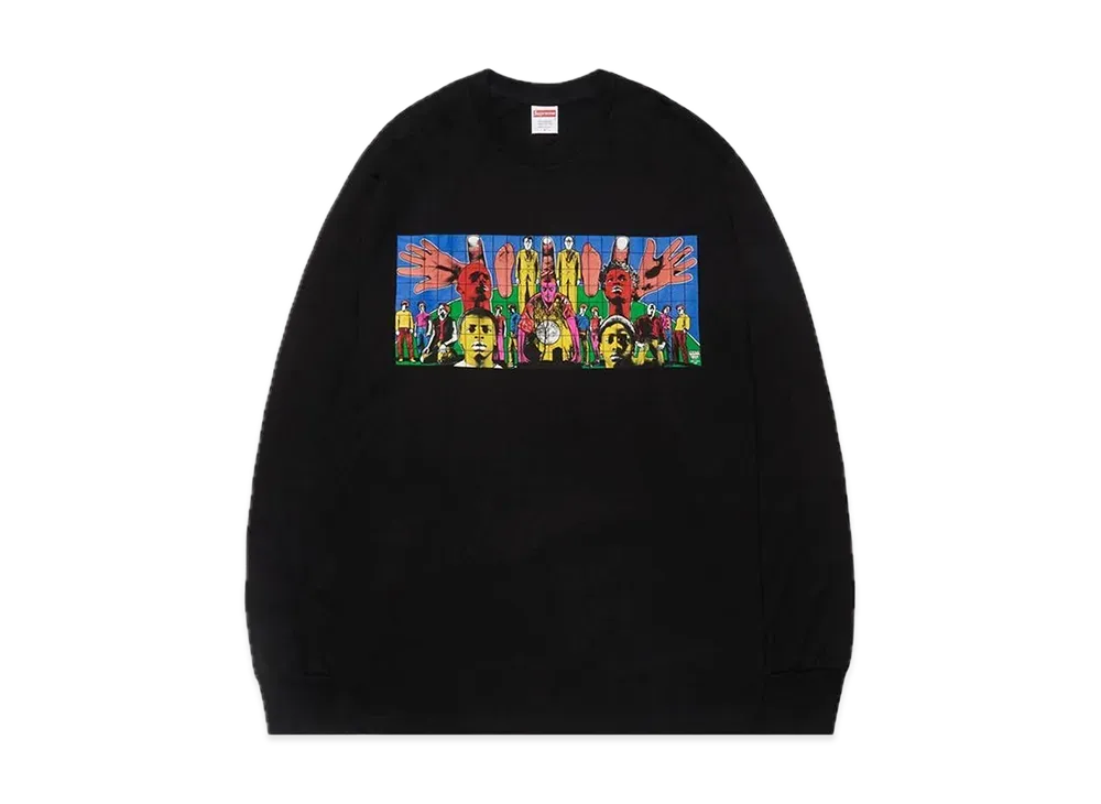 Supreme Gilbert & George DEATH AFTER LIFE L/S Tee "Black"