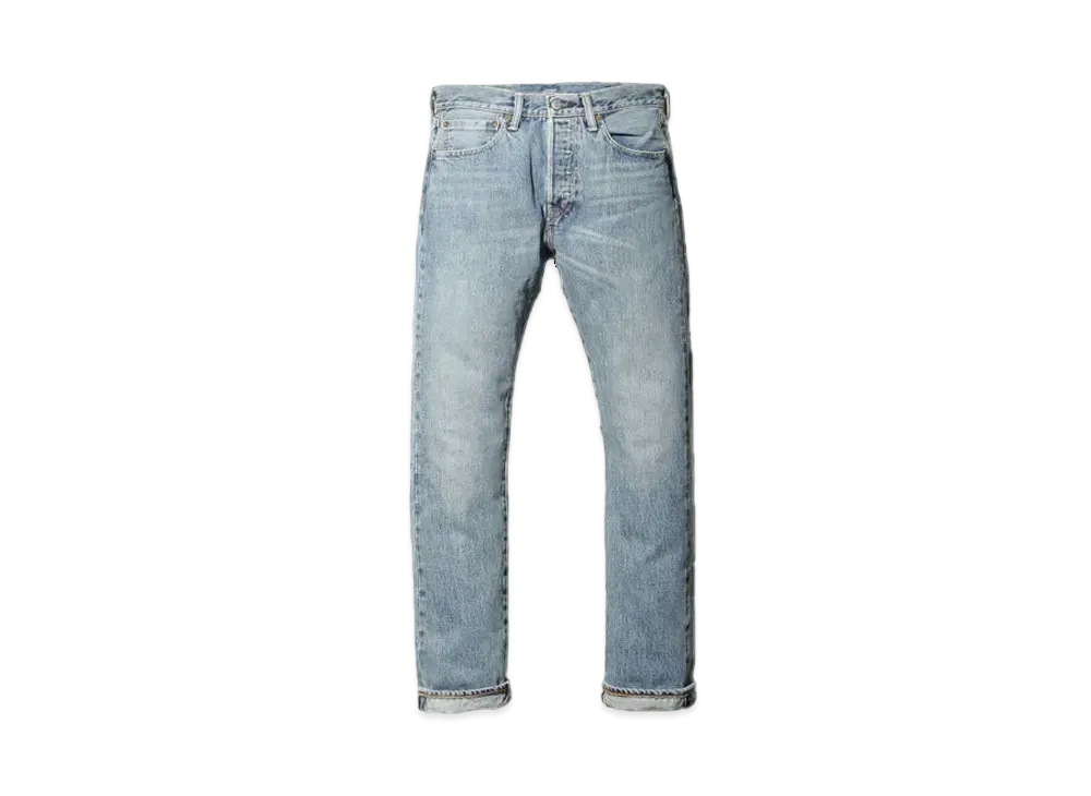 LEVI'S Made In The USA 501 Original Fit Mediumauth 14OZ "Indigo Blue"