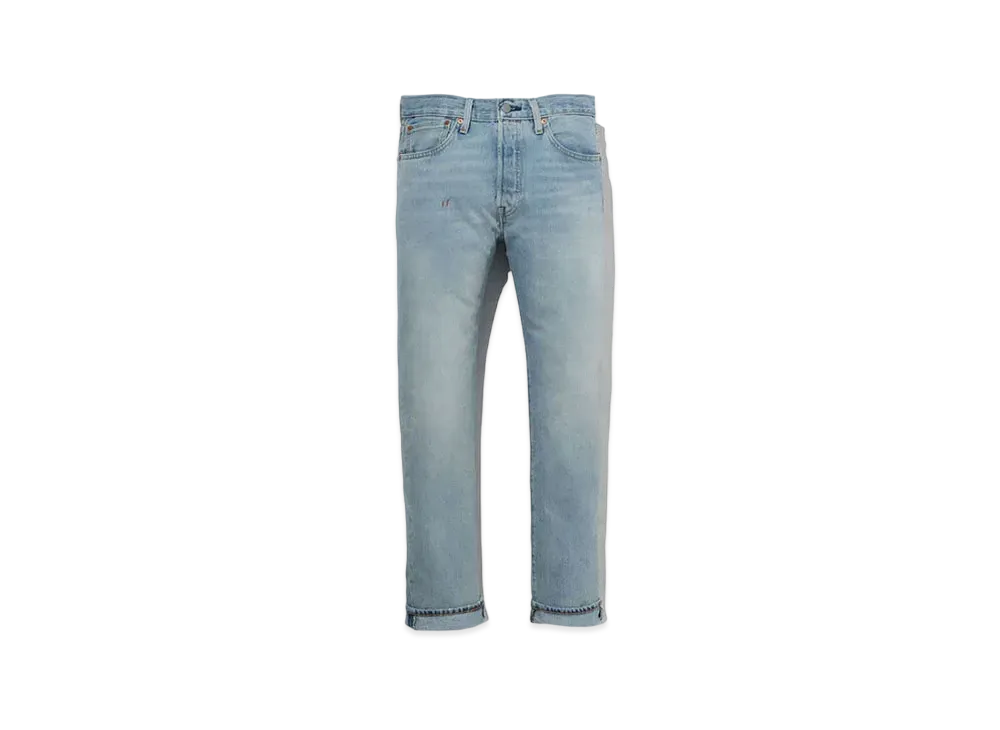 LEVI'S 501 Original Fit Light Indigo Stonewash "Dark Indigo Blue"