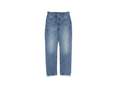 LEVI'S 501 Jeans For Women Medium Indigo Worn In "Blue"