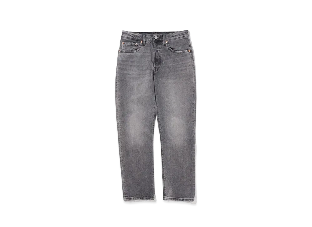 LEVI'S 501 Crop Gray Worn In "Grey"
