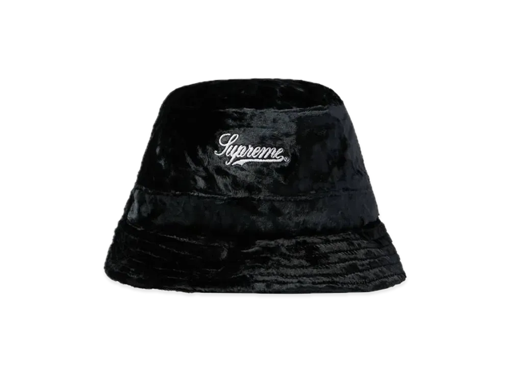 Supreme Crushed Velvet Crusher "Black"