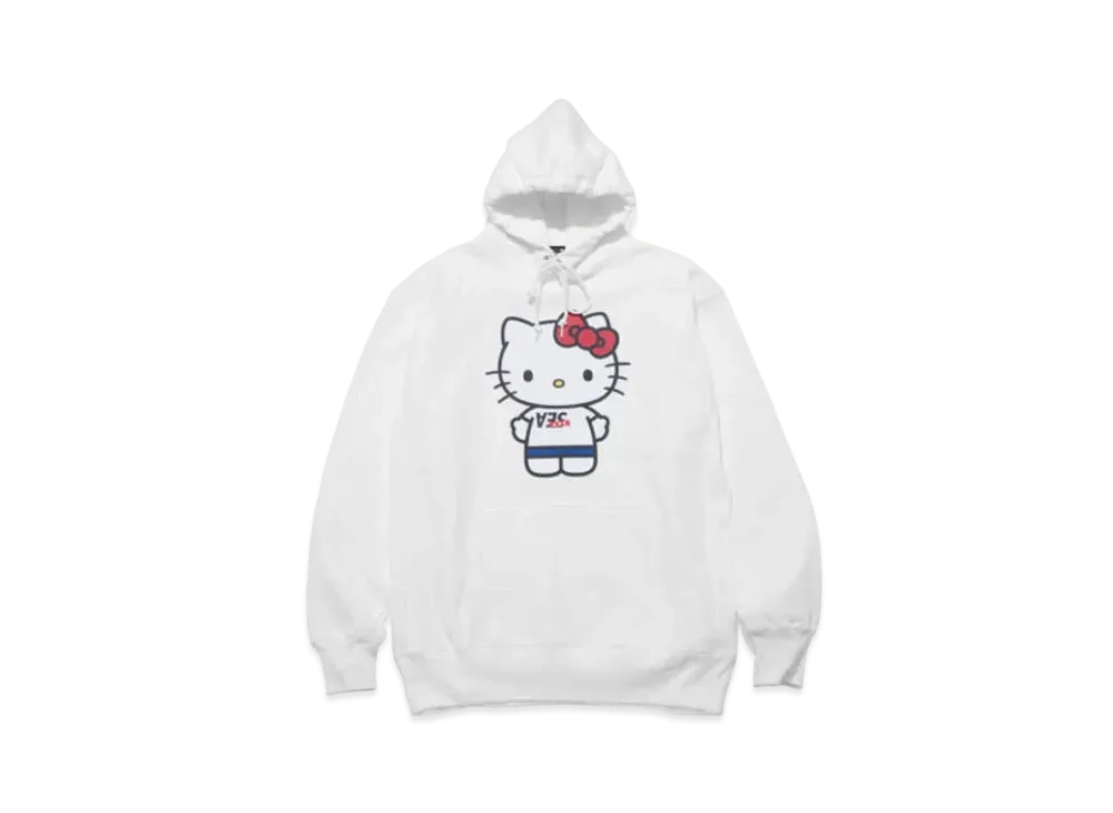GOD SELECTION XXX x WIND AND SEA x Hello Kitty Hoodie GX-A23-KTWSHT-01 "White"