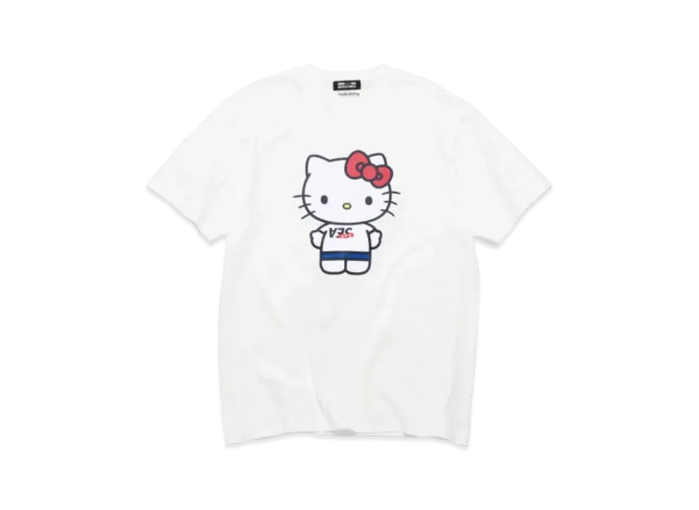 GOD SELECTION XXX x WIND AND SEA x Hello Kitty T-Shirt GX-A23-KTWSST-01 "White"
