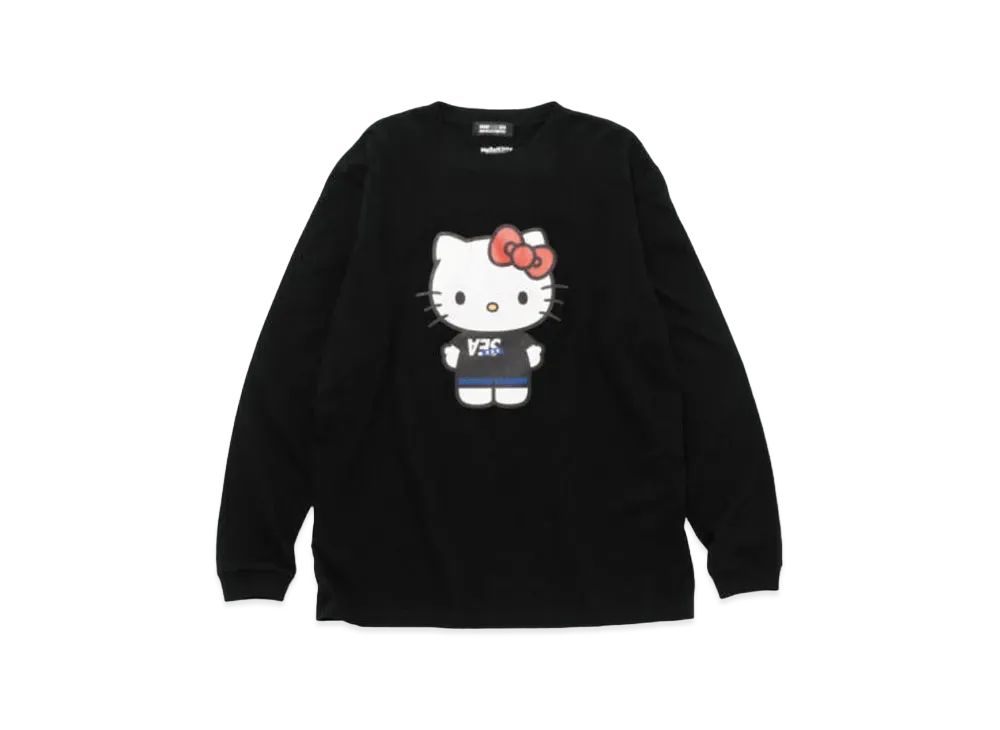 GOD SELECTION XXX x WIND AND SEA x Hello Kitty Long Sleeve T-Shirt GX-A23-KTWSLT-01 "Black"
