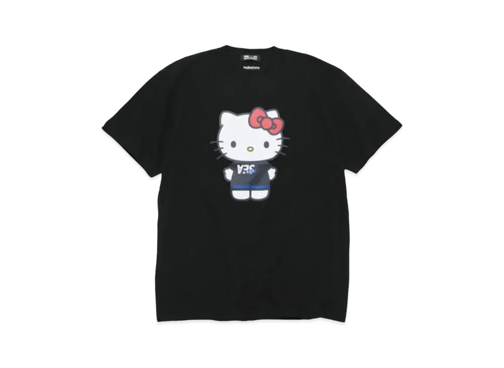 GOD SELECTION XXX x WIND AND SEA x Hello Kitty T-Shirt GX-A23-KTWSST-01 "Black"