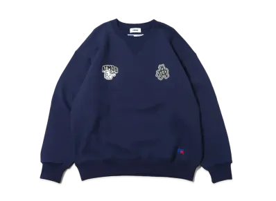 atmos x Russell Eagle Logo Crewneck Sweat "Navy"