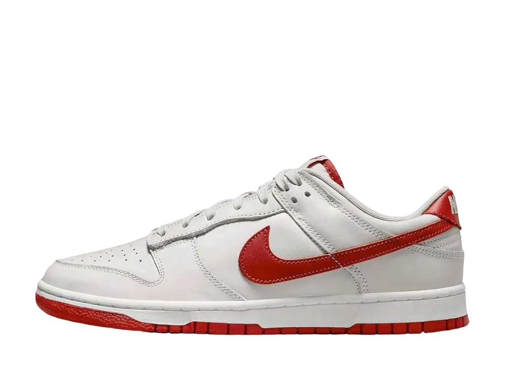 ナイキ ダンク ロー "バストグレー/バーシティレッド"