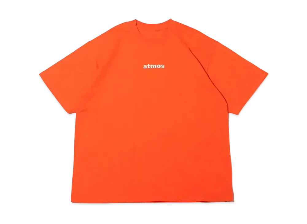 atmos Embroidery Classic Logo T-Shirts "Orange"