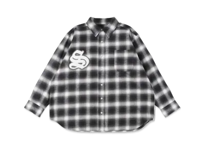 WIND AND SEA x GOD SELECTION XXX Ombre Praid Shirt "Beige"