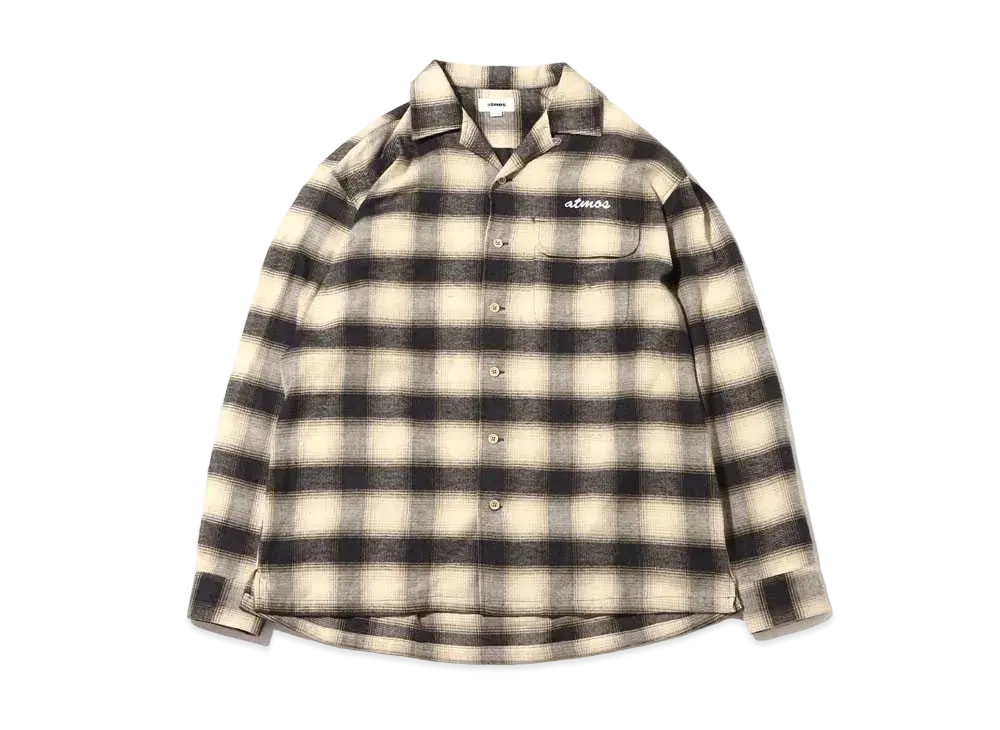 atmos Ombre Check Shirt "Beige"