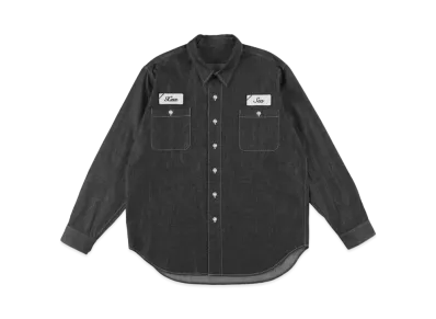 WIND AND SEA x GOD SELECTION XXX Chambray Shirt "Black"