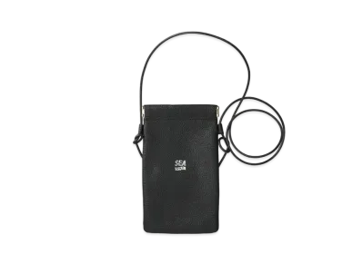WIND AND SEA x GOD SELECTION XXX Leather Sacoche "Black"
