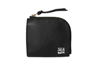 WIND AND SEA x GOD SELECTION XXX Leather Coin Case "Black"