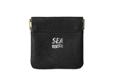 WIND AND SEA x GOD SELECTION XXX Leather Coin Wallet "Black"