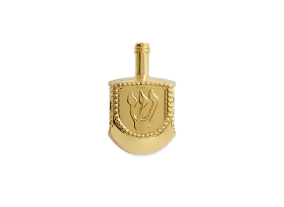 Kith Hanukkah Dreidel "Bright Gold"