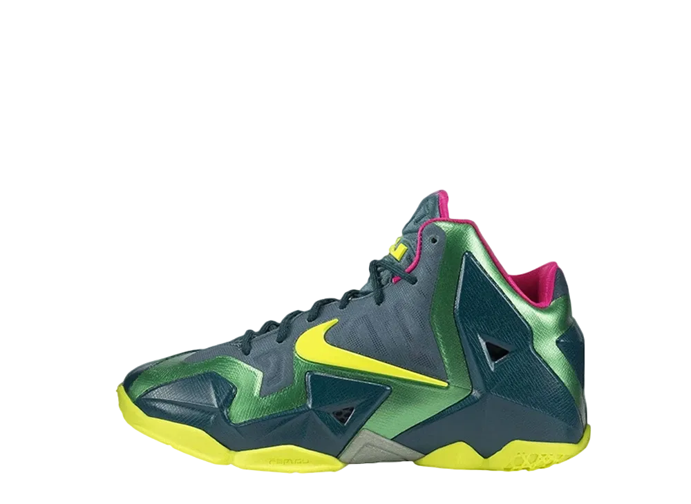 Nike GS LeBron 11 T-Rex "Deep Sea Green"