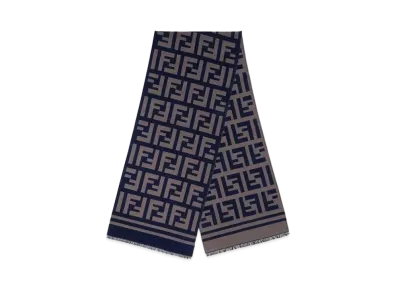 FENDI Scarf Silk and Wool Scarf "Multicolor"
