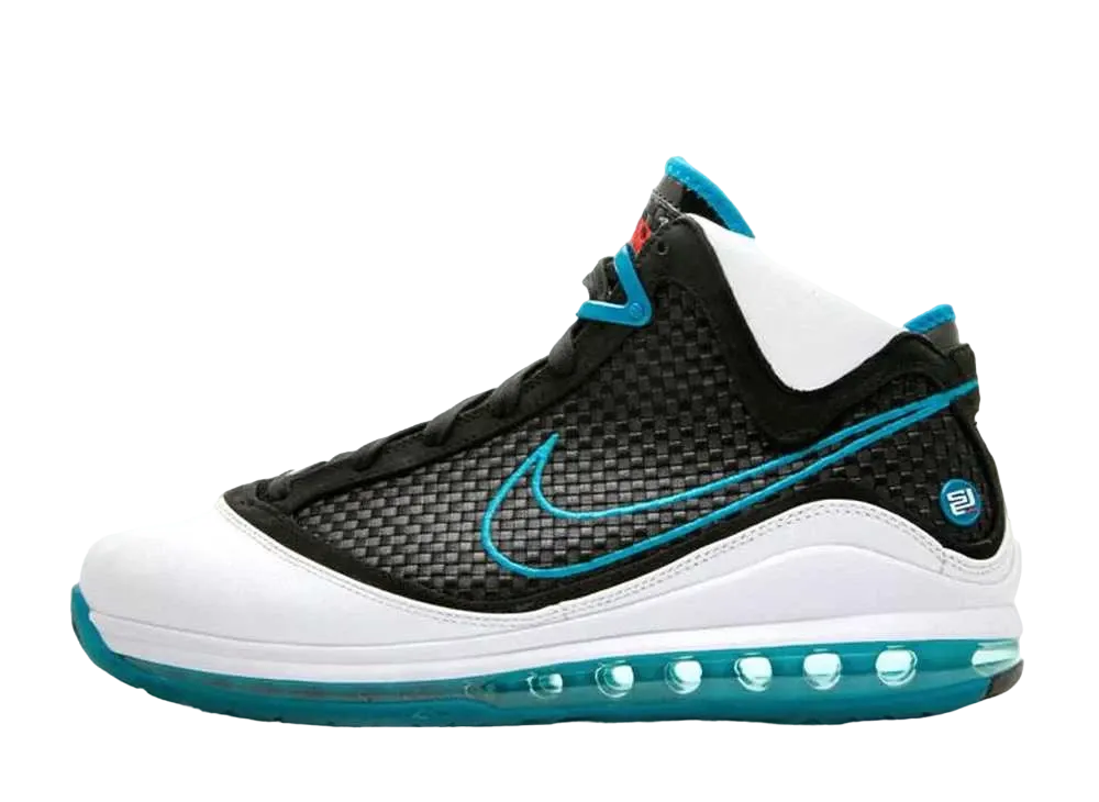 Nike Air Max LeBron 7 Red Carpet "White/Black Glass" (2009)