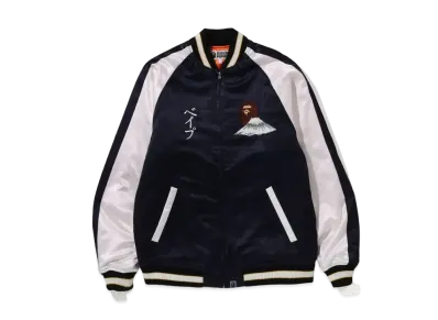 A BATHING APE Bape Souvenir Jacket "Navy"
