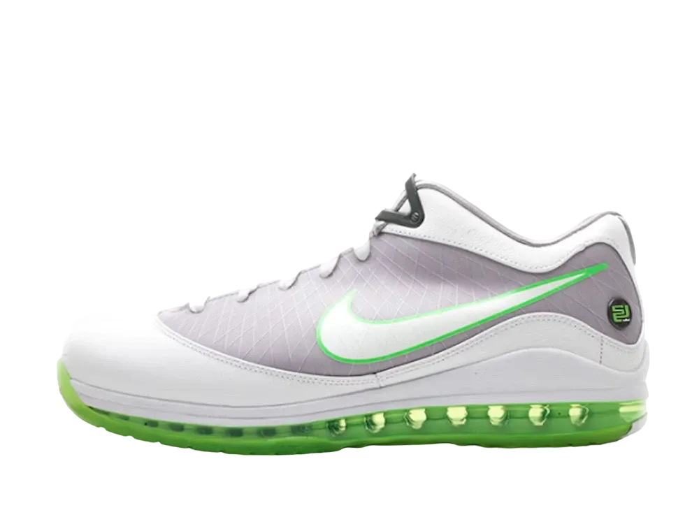 Nike Air Max LeBron 7 Low Dunkman "Medium Grey/White-Elctric Green"
