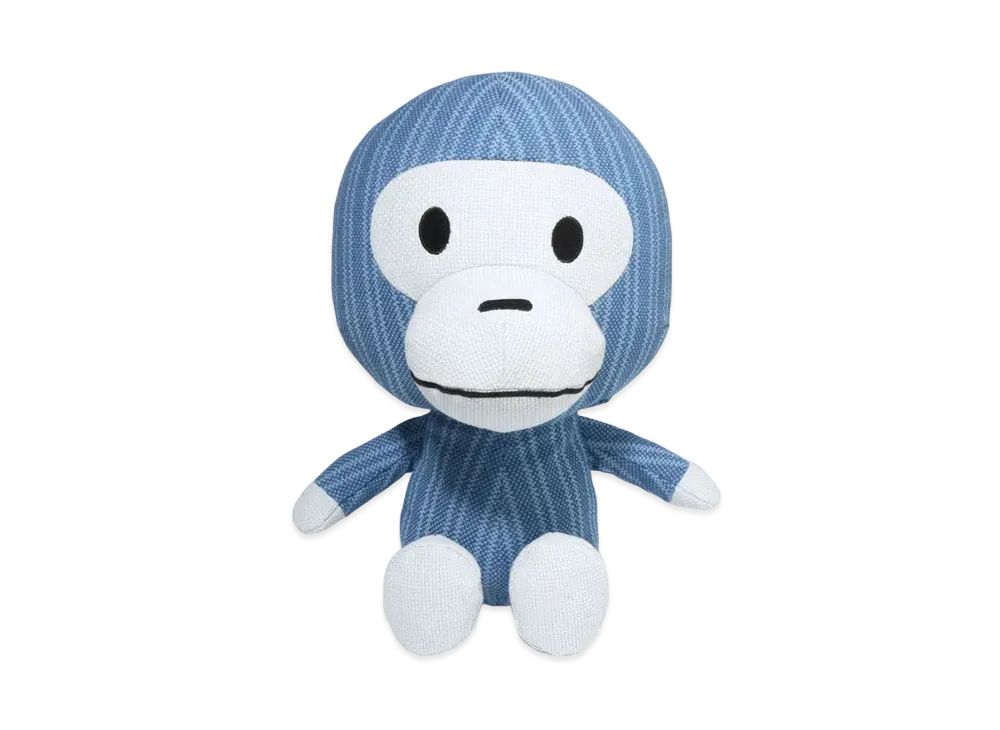 A BATHING APE Big Baby Milo Plush Doll "Navy"