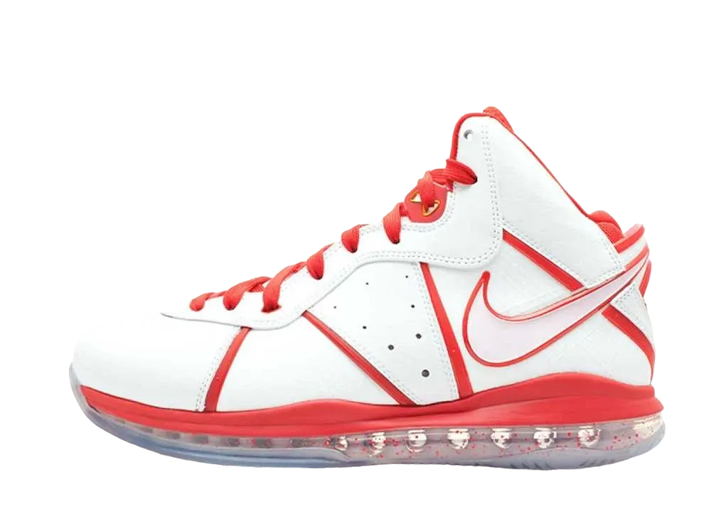 Nike LeBron 8 Un-China "White/Sport Red"