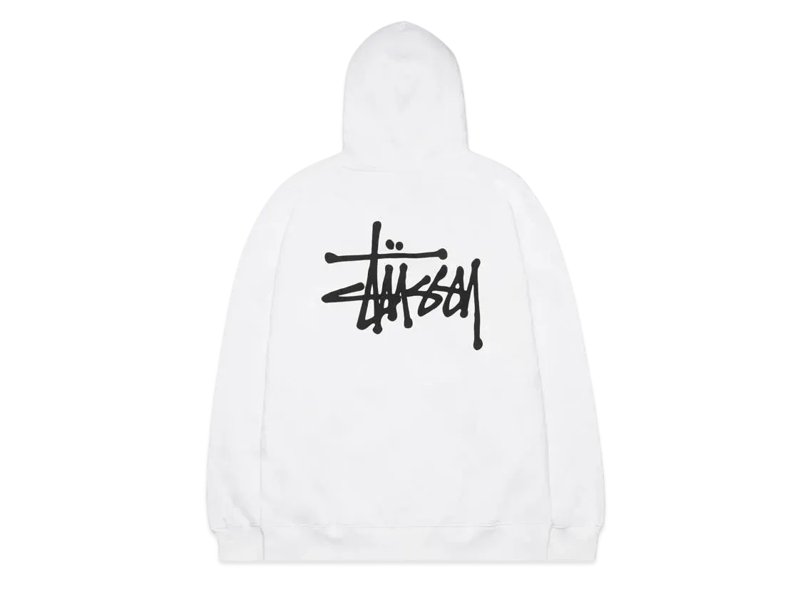 Stussy BASIC STUSSY HOOD "White" (2022)